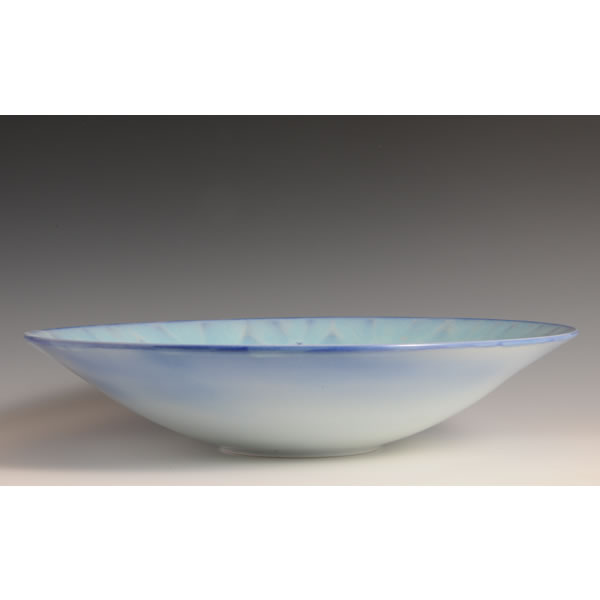AIZOMEKAMON BACHI (Bowl with Indigo-glazed dyeing) Arita ware