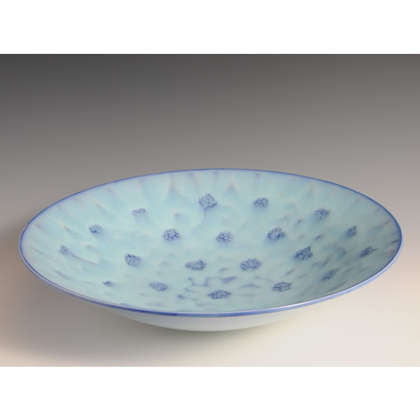 AIZOMEKAMON BACHI (Bowl with Indigo-glazed dyeing) Arita ware