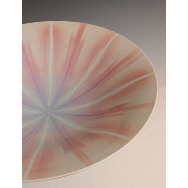 BENIZOME OBACHI SANSAN (Bowl with Crimson-glazed dyeingt Brilliant) Arita ware