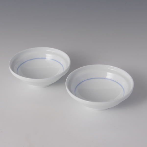 SENZOGAN KOBACHI (Bowls with Line Inlay decoration) Arita ware