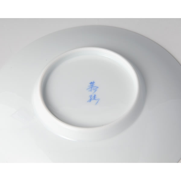 SENZOGAN SARA (Plate with Line Inlay decoration) Arita ware