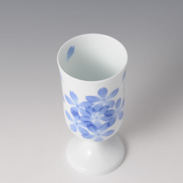 WASHIZOME SAKURAMON YOHAI (Cup with Cherry Petals design B) Arita ware