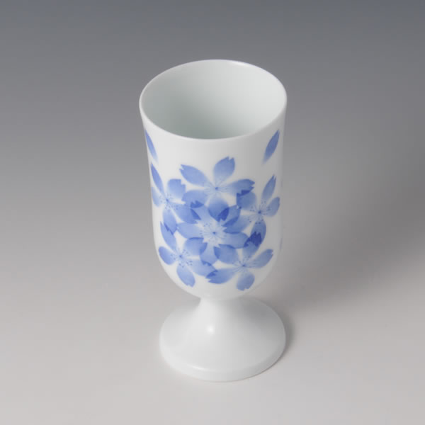 WASHIZOME SAKURAMON YOHAI (Cup with Cherry Petals design B) Arita ware