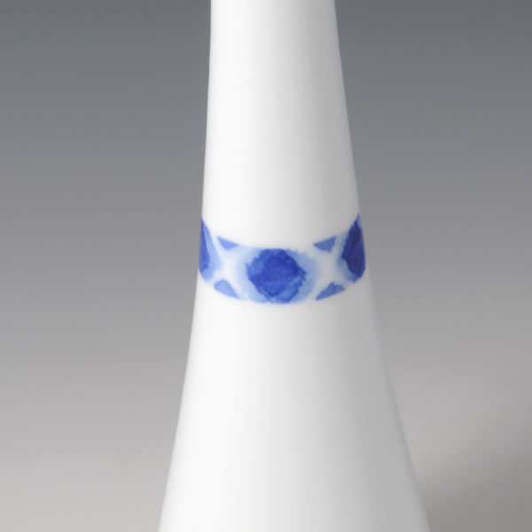 WASHIZOME BOKASHIMON KAKI (Flower Vase with gradation design) Airta ware