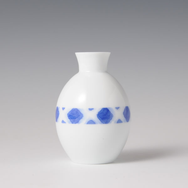 WASHIZOME BOKASHIMON SHUKI (Sake Cups & Bottle with Gradation design) Arita ware