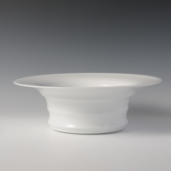 HAKUJI KAKI (White Porcelain Flower Vase B) Arita ware