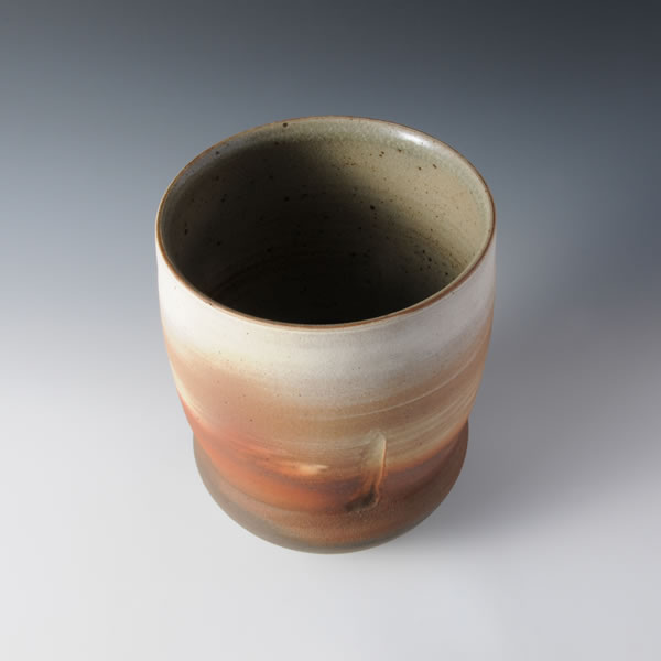 KARATSUYAKISHIME TSUBO (High-fired unglazed Jar) Karatsu ware