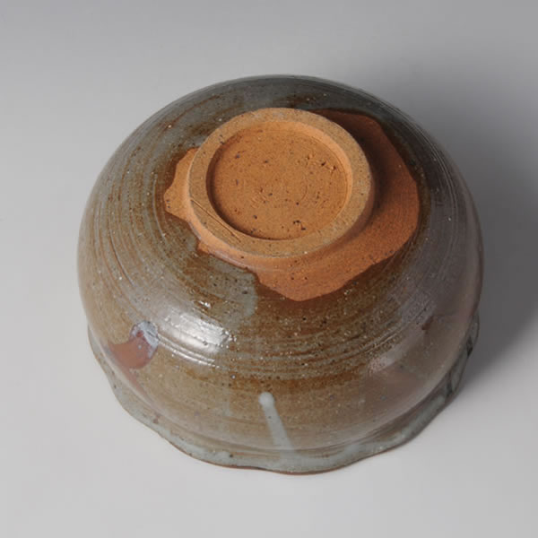 EGARATSU WAHANA KENSUI (Decorated Karatsu Waste-water Receptacle with brush) Karatsu ware