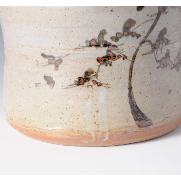 EKARATSU MIZUSASHI (Decorated Karatsu Fresh-water Jar with brush) Karatsu ware