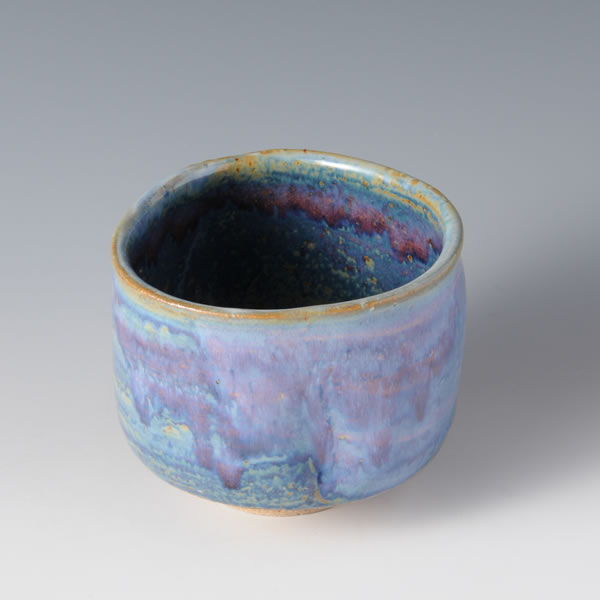 KARATSU TOMAYU CHAWAN (Tea Bowl with Wisteria-colored glaze C) Karatsu ware