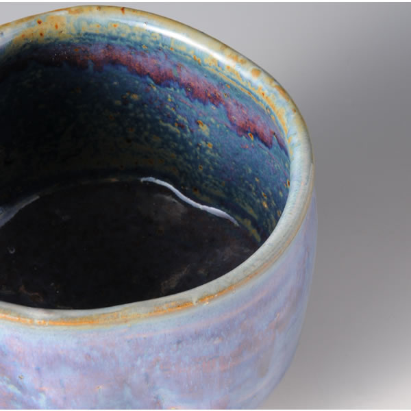 KARATSU TOMAYU CHAWAN (Tea Bowl with Wisteria-colored glaze C) Karatsu ware