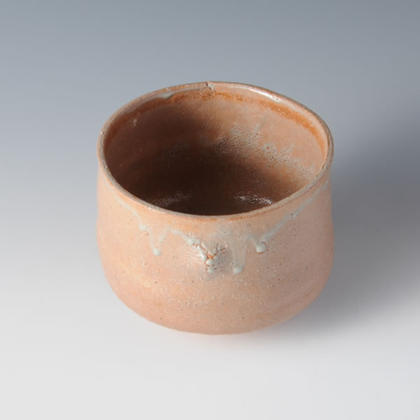 KARATSU ISHIHAZE CHAWAN (Tea Bowl with crack pattern by burst stones) Karatsu ware