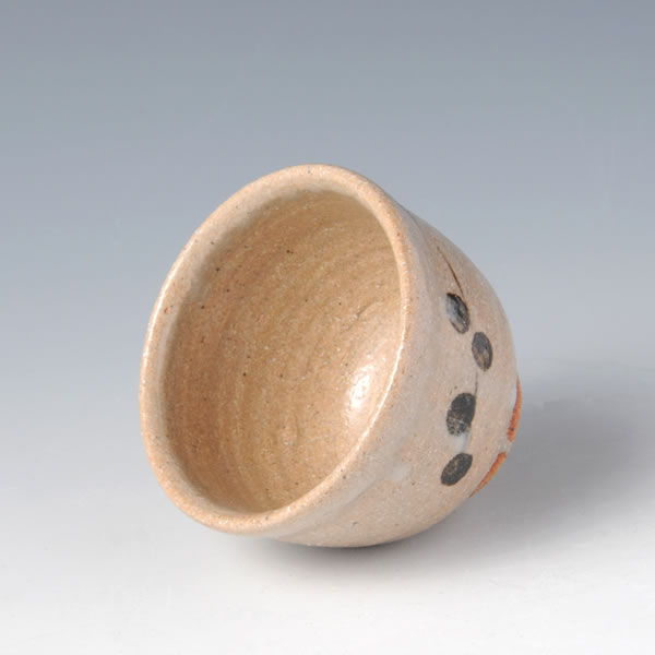 EGARATSU GUINOMI (Decorated Karatsu ware Sake Cup B) Karatsu ware
