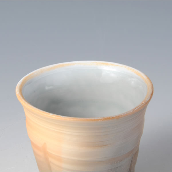 YAKISHIME GUINOMI (High-fired unglazed Sake Cup C) Karatsu ware