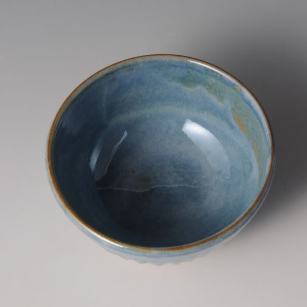 KARATSU TOMAYU MESHICHAWAN (Bowl with Wisteria-colored glaze) Karatsu ware
