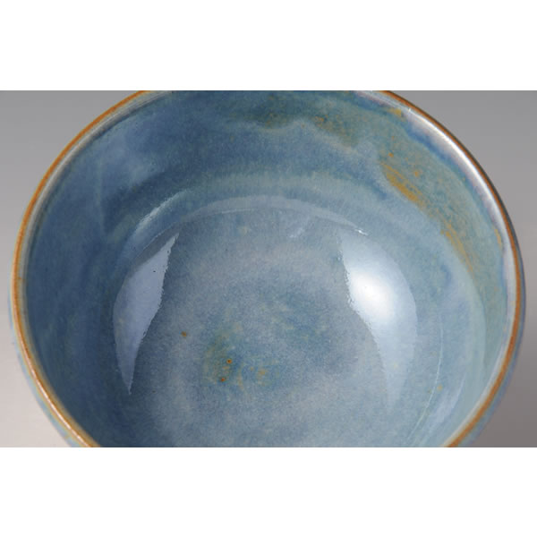 KARATSU TOMAYU MESHICHAWAN (Bowl with Wisteria-colored glaze) Karatsu ware