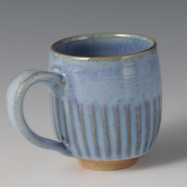 KARATSU TOMAYU MILKCUP (Cup with Wisteria-colored glaze) Karatsu ware