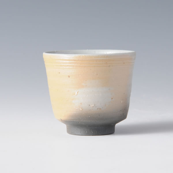 YAKISHIME GUINOMI (High-fired unglazed Sake Cup F) Karatsu ware