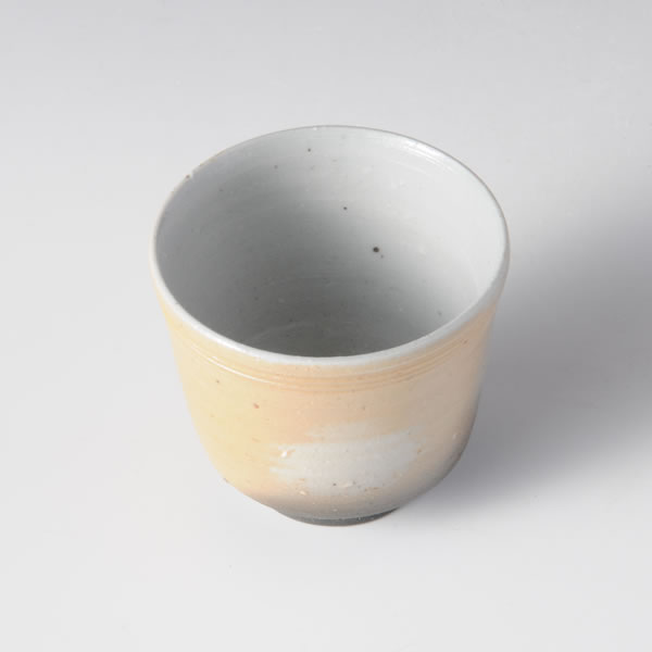 YAKISHIME GUINOMI (High-fired unglazed Sake Cup F) Karatsu ware