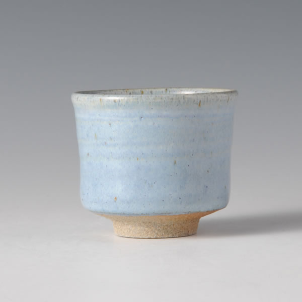 KARATSU TOMAYU GUINOMI (Sake Cup with Wisteria-colored glaze) Karatsu ware
