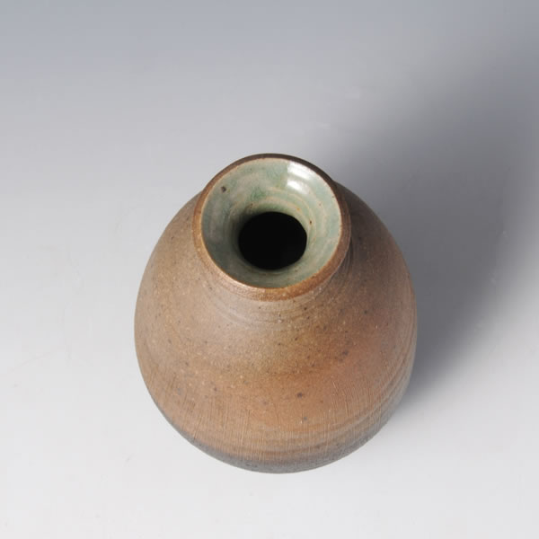 KARATSU YAKISHIME HANAIRE (High-fired unglazed Flower Vase B) Karatsu ware