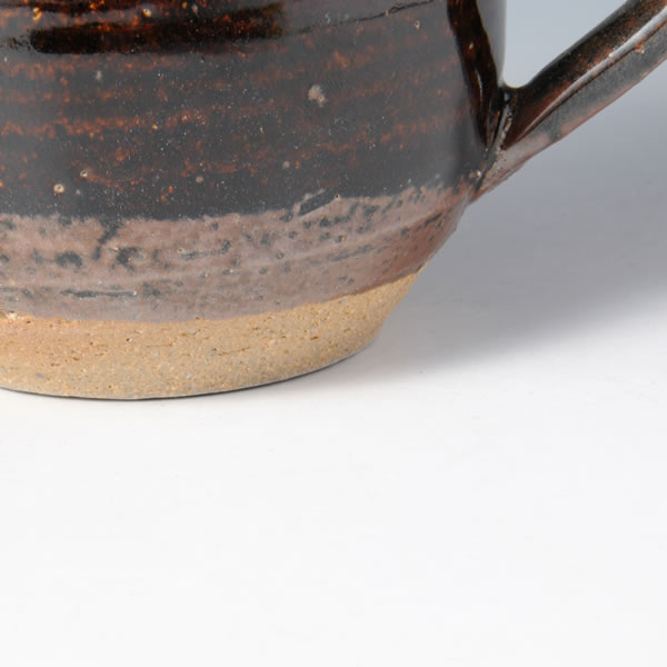 KARATSU TETSUYU MILKCUP (Cup with Iron glaze) Karatsu ware