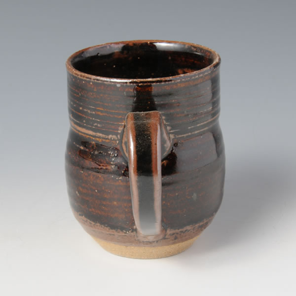 KARATSU TETSUYU MILKCUP (Cup with Iron glaze) Karatsu ware