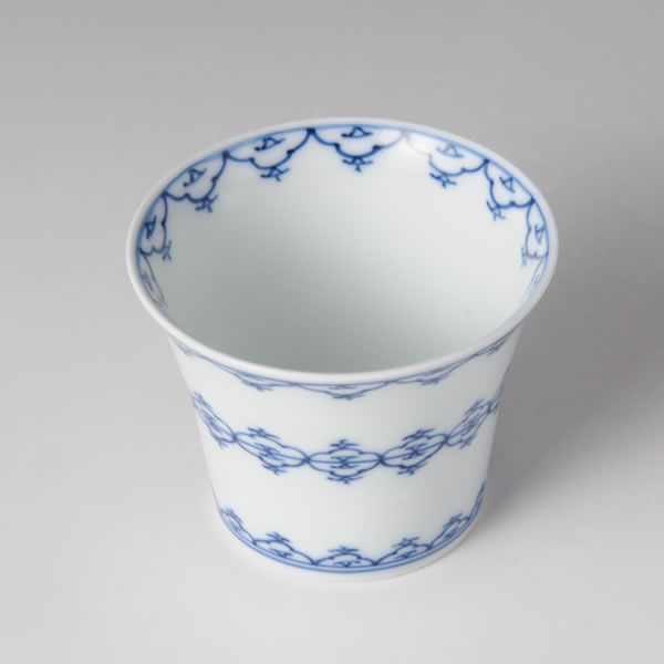 RINBO SORI HAI (Cup with curved Rim Large) Mikawachi ware