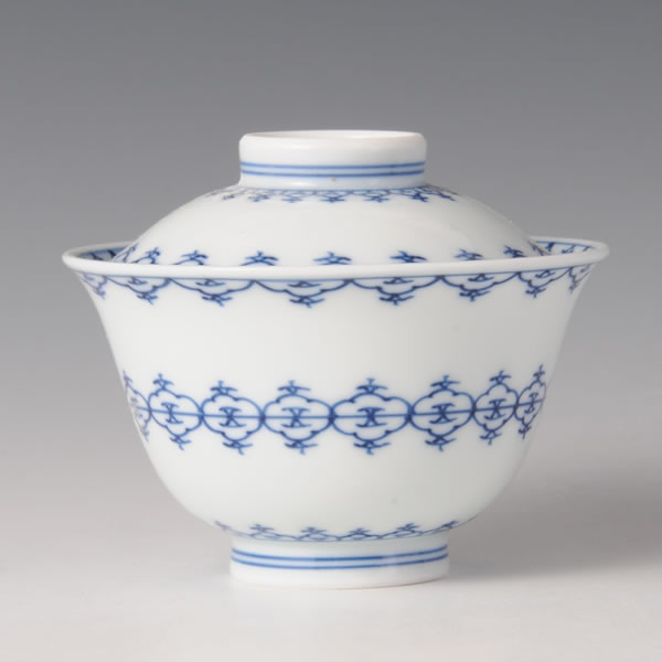 RINBO GAIWAN (Covered Teacup) Mikawachi ware