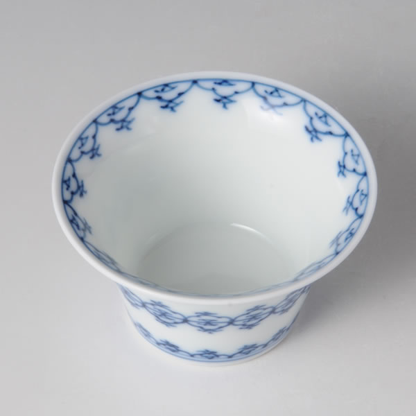 RINBO HAI SORI (Cup with curved Rim) Mikawachi ware