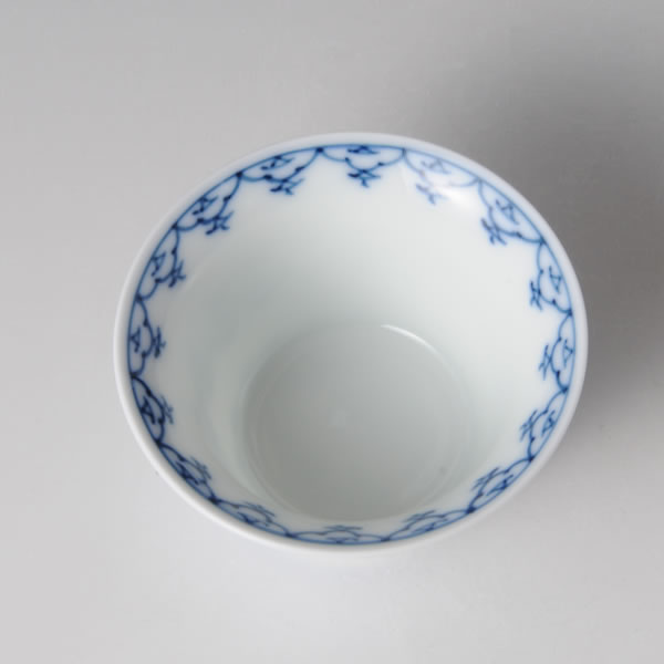 RINBO HAI SORI (Cup with curved Rim) Mikawachi ware