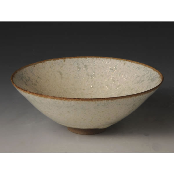 FUYUGINGA HIRAGATA CHAWAN (Flat Tea Bowl with Winter Galaxy glaze)