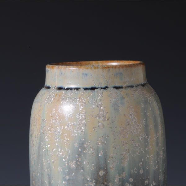 MUTSUKIGINGA HANAIRE (Flower Vase with Mutsuki Galaxy glaze)