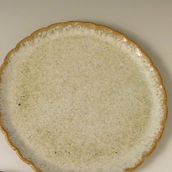 FUYUGINGA CAKEZARA (Plate with Winter Galaxy glaze)