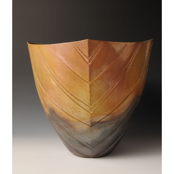 ENYUKOSAI KAKI (Flower Vase with Salt glaze Luster A)