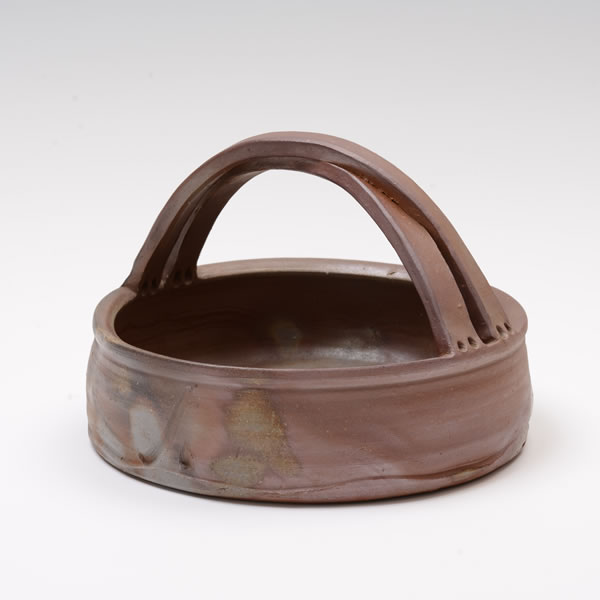 TEBACHI (Bowl with a Bridging Handle) Bizen ware