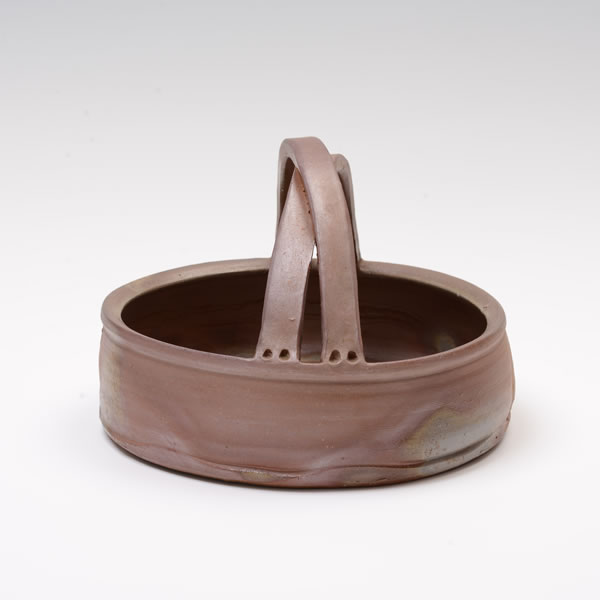 TEBACHI (Bowl with a Bridging Handle) Bizen ware