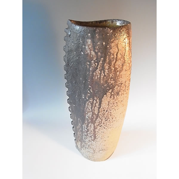 YOHEN HANAIRE (Flower Vase with Kiln Effects B) Bizen ware