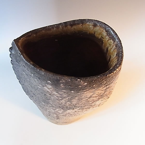 YOHEN HANAIRE (Flower Vase with Kiln Effects B) Bizen ware