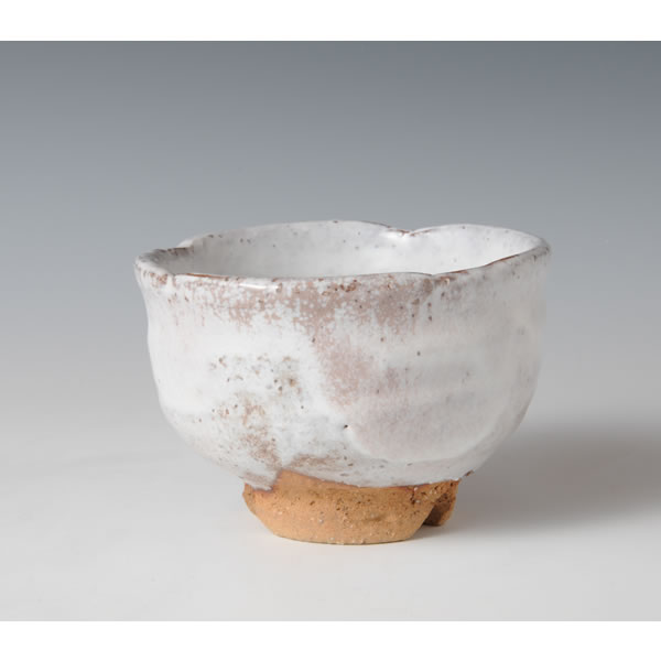 SIROHAGI CHAWAN (White-colored Hagi ware Tea Bowl) Hagi ware