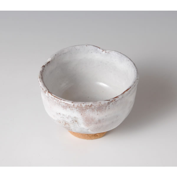 SIROHAGI CHAWAN (White-colored Hagi ware Tea Bowl) Hagi ware