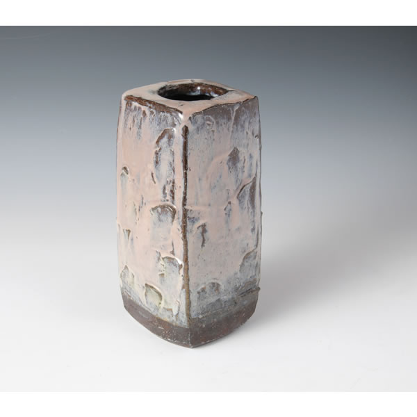 HAIKABURI SIHO HANAIRE (Flower Vase with Natural Ash glaze) Hagi ware