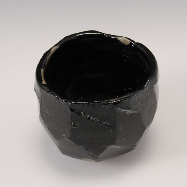 HAGIKURO CHAWAN (Black Tea Bowl) Hagi ware