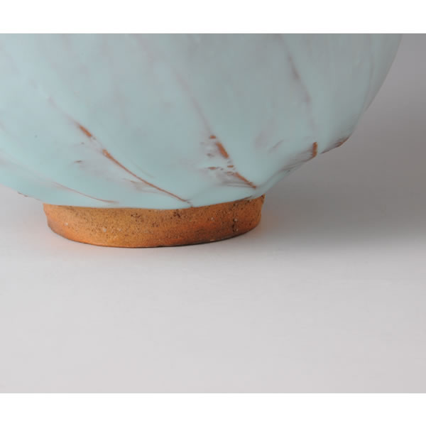 TANSEIYU CHAWAN (Tea Bowl with Pale Blue glaze) Hagi ware