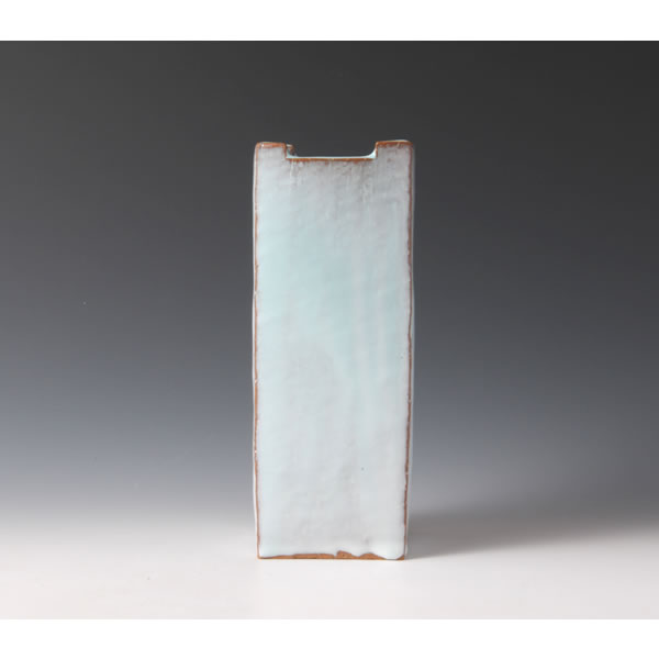 TANSEIYU HANAIRE  (Flower Vase with Pale Blue glaze B) Hagi ware