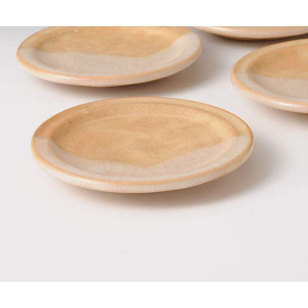 MEIMEIZARA (Five Square Plates Small) Hagi ware