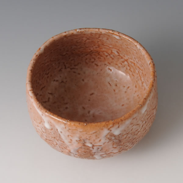 BENIHAGI CHAWAN (Light Pink Tea Bowl C) Hagi ware