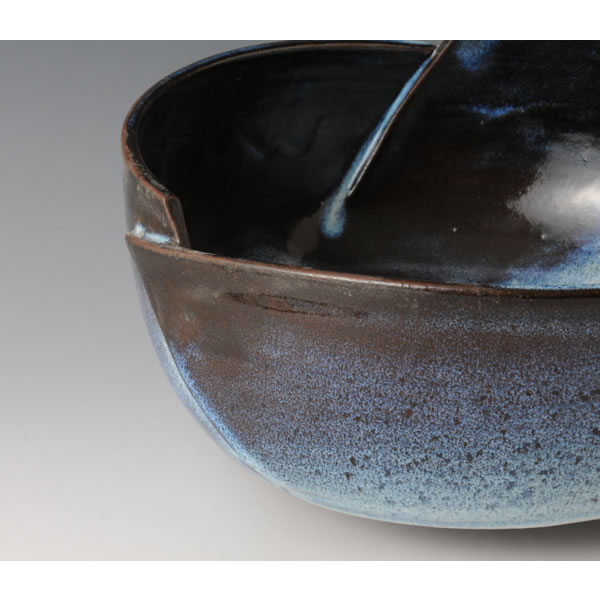 WARAYU FUKABACHI (Deep Bowl with Straw glaze A) Hagi ware