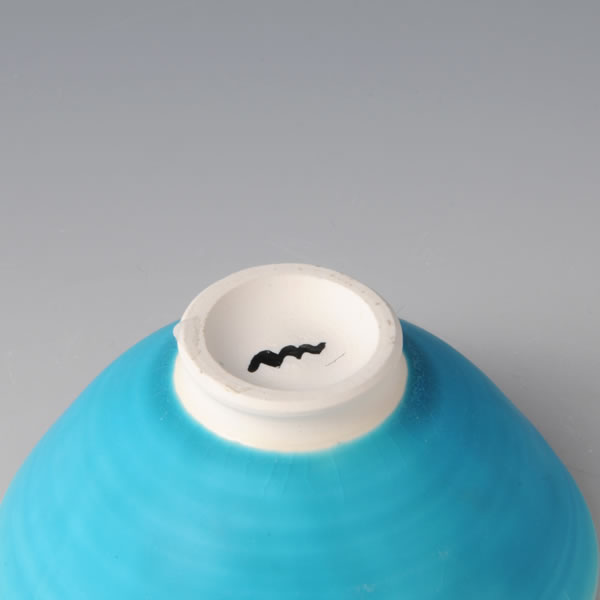 BLUE AND POP SAKE A Mino ware