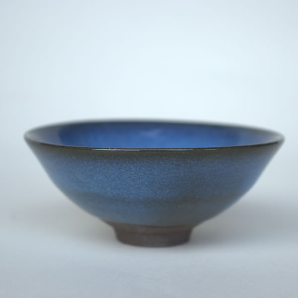 SOTENYU SAKAZUKI (Sake Cup with Loquat-ash glaze D) Kyoto ware